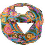 Loopschal Multifuktionstuch | 90 x 90 cm; aus 100 % Viskose von scarlet scarf