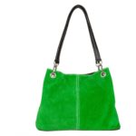 Umhängetasche aus echtem Wildleder | Damen Handtasche Tasche Henkeltasche; 31 x 22 x12 cm von scarlet bag