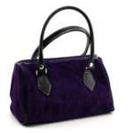 Umhängetasche aus echtem Wildleder | Damen Handtasche Tasche Henkeltasche; 25 x 14 x 10 cm von scarlet bag