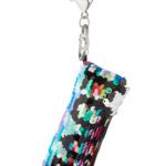 Taschenanhänger bzw. Schlüsselanhänger »Love« mit Besatz aus zweifarbigen Wende-Pailletten; ca. 16 x 3,5 cm von scarlet bijoux