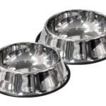 Hundenapf »Bowl« mit Rutschsicherung; Edelstahl mit Gummirand; für Wasser oder Futter; in diversen Größen; einzeln oder Paar von scarlet pet