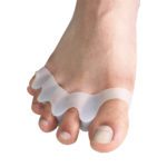 Zehenspreizer »Spreader III«; 1 Paar (2 Stück) Gelstütze aus weichem Silikon; 5-Zehenspreizer bei Hallux Valgus, Hammerzehen, Ballenzehen von scarlet health