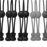 Schnürsenkel »Premium«, 5 Paar 10 Paar Flex-Schnürsenkel, elastisch, mit Schnellverschluss & Schnellschnürsystem, passend für jeden Schuh, perfekter Halt, Menge: 10/20 Stück je 120 cm von scarlet sport