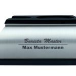 Tamperstation »Professionale« aus Edelstahl - Individualisiert mit persönlicher Namensgravur von scarlet espresso