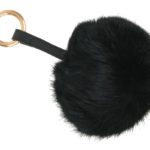 Taschenanhänger bzw. Schlüsselanhänger »Bommel« aus echtem Fell; ca.15 x 10 cm; süßer flauschiger Puschel von scarlet bijoux