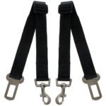 KFZ-Hundegurt »Secure III« 2 x Sicherheitsgurt zum Anschnallen von Hunden im Auto; elastischer Dämpfer/Ruckabsorber; einstellbare Länge; mit Karabinerhaken von scarlet pet