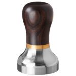 Tamper »Vittoria« für Barista; mit ergonomischem Griff aus Edelholz und präzisionsgefertigter, hochglanzpolierter Edelstahlbasis von scarlet espresso