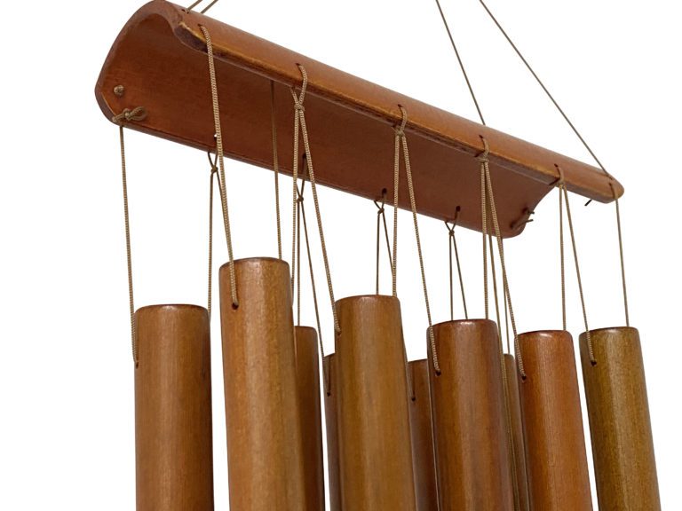 Wind Chime "Paradise" with 10 sound tubes made of bamboo 60 cm sound