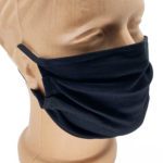 Mundmaske »Protect« aus Baumwolle und Elasthan Stoff waschbar wiederverwendbar nachhaltig unisex latexfreies Ohrband von scarlet health