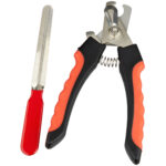 Krallenpflege-Set »Petty« aus Krallenschere mit Schutzvorrichtung und Nagelfeile; aus rostfreiem Edelstahl; für Haustiere wie Katzen, Hunde, Kaninchen von scarlet pet – Bild 5