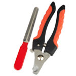 Krallenpflege-Set »Petty« aus Krallenschere mit Schutzvorrichtung und Nagelfeile; aus rostfreiem Edelstahl; für Haustiere wie Katzen, Hunde, Kaninchen von scarlet pet – Bild 7