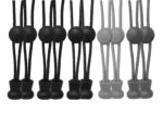 Schnürsenkel »Premium«, 5 Paar 10 Paar Flex-Schnürsenkel, elastisch, mit Schnellverschluss & Schnellschnürsystem, passend für jeden Schuh, perfekter Halt, Menge: 10/20 Stück je 120 cm von scarlet sport