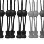 Schnürsenkel »Premium«, 5 Paar 10 Paar Flex-Schnürsenkel, elastisch, mit Schnellverschluss & Schnellschnürsystem, passend für jeden Schuh, perfekter Halt, Menge: 10/20 Stück je 120 cm von scarlet sport