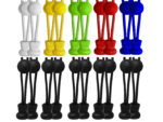 Schnürsenkel »Premium«, 5 Paar 10 Paar Flex-Schnürsenkel, elastisch, mit Schnellverschluss & Schnellschnürsystem, passend für jeden Schuh, perfekter Halt, Menge: 10/20 Stück je 120 cm von scarlet sport – Bild 15