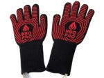 Grillhandschuh »BBQ PRO Premium«; 1 Paar (2 Stück) 5-Fingerhandschuhe; bis 500°C hitzebeständig; mit Aramidfasern; zum Grillen, Backen, Kochen etc. von scarlet kitchen