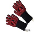 Grillhandschuh »BBQ PRO Premium«; 1 Paar (2 Stück) 5-Fingerhandschuhe; bis 500°C hitzebeständig; mit Aramidfasern; zum Grillen, Backen, Kochen etc. von scarlet kitchen – Bild 2