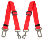 KFZ-Hundegurt »Secure III« 2 x Sicherheitsgurt zum Anschnallen von Hunden im Auto; elastischer Dämpfer/Ruckabsorber; einstellbare Länge; mit Karabinerhaken von scarlet pet – Bild 6