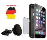 KFZ-Handyhalterung »Puck Flex« mit Kugelgelenk für Lüftungsgitter; stabile Befestigung an den Stegen zwischen den Schlitzen; Universal-Autohalterung mit Magnet für alle Smartphones von scarlet car