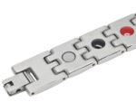 Magnetarmband »forza lucida« aus medizinischem Edelstahl und extra starken 3000 Gauß Magneten von scarlet health – Bild 5