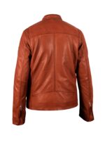 Herren-Lederjacke »Classic Rider« mit 2 Brusttaschen; feinstes Leder; klassisch Vintage Retro Motorrad; Farbe: Cognac von GIL – Bild 6