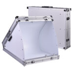 Fotobox »BeamBox LED« im stabilen Alukoffer mit LED-Beleuchtung; professionelles kompaktes & mobiles Fotostudio von NiceFoto®