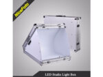 Fotobox »BeamBox LED« im stabilen Alukoffer mit LED-Beleuchtung; professionelles kompaktes & mobiles Fotostudio von NiceFoto® – Bild 2