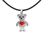 Kette mit Anhänger in verschiedenen Farben von scarlet bijoux – Bild 3
