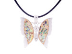 Kette mit Anhänger in verschiedenen Farben von scarlet bijoux – Bild 4