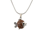 Kette mit Anhänger in verschiedenen Farben von scarlet bijoux – Bild 3