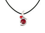 Kette mit Anhänger in verschiedenen Farben von scarlet bijoux – Bild 3