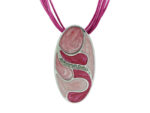 Kette mit Anhänger in verschiedenen Farben von scarlet bijoux – Bild 4