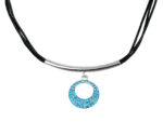 Kette mit Anhänger in verschiedenen Farben von scarlet bijoux – Bild 3