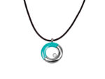 Kette mit Anhänger in verschiedenen Farben von scarlet bijoux – Bild 5