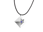 Kette mit Anhänger in verschiedenen Farben von scarlet bijoux – Bild 6