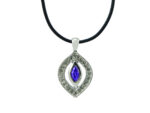 Kette mit Anhänger in verschiedenen farben von scarlet bijoux – Bild 3