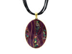 Kette mit Anhänger in verschiedenen Farben von scarlet bijoux – Bild 3
