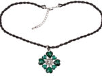 Kette mit Anhänger in verschiedenen farben von scarlet bijoux – Bild 3