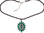 Kette mit Anhänger in verschiedenen farben von scarlet bijoux – Bild 3