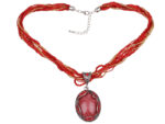Kette mit Anhänger in verschiedenen Farben von scarlet bijoux – Bild 2