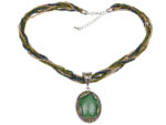 Kette mit Anhänger in verschiedenen Farben von scarlet bijoux – Bild 3