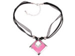 Kette mit Anhänger in verschiedenen farben von scarlet bijoux – Bild 2