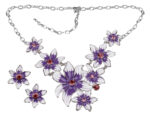 Kette mit Anhänger in verschiedenen Farben von scarlet bijoux – Bild 5