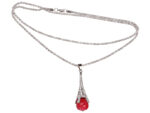 Kette mit Anhänger in verschiedenen Farben von scarlet bijoux – Bild 3