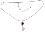 Kette Schlangenkette mit Anhänger Schlüsselanhänger Strass in verschiedenen Farben, ca. 19x11 cm von scarlet bijoux