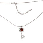 Kette Schlangenkette mit Anhänger Schlüsselanhänger Strass in verschiedenen Farben, ca. 19x11 cm von scarlet bijoux