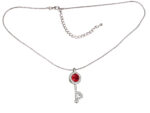 Kette Schlangenkette mit Anhänger Schlüsselanhänger Strass in verschiedenen Farben, ca. 19x11 cm von scarlet bijoux – Bild 2