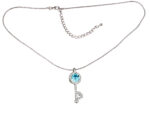 Kette Schlangenkette mit Anhänger Schlüsselanhänger Strass in verschiedenen Farben, ca. 19x11 cm von scarlet bijoux – Bild 6