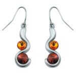 Ohrring mit Swarovski Elements in verschiedenen Farben von scarlet bijoux