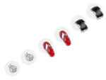 Ohrring in verschiedenen Farben von scarlet bijoux – Bild 2