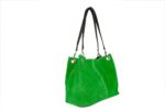 Umhängetasche aus echtem Wildleder | Damen Handtasche Tasche Henkeltasche; 31 x 22 x12 cm von scarlet bag – Bild 2